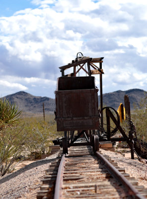 Goffs mining cart rails