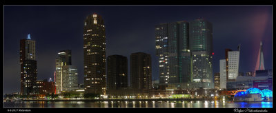 Rotterdam bij nacht