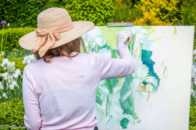 Painting the White Irises