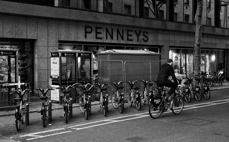 Bikes for rent - Color version below