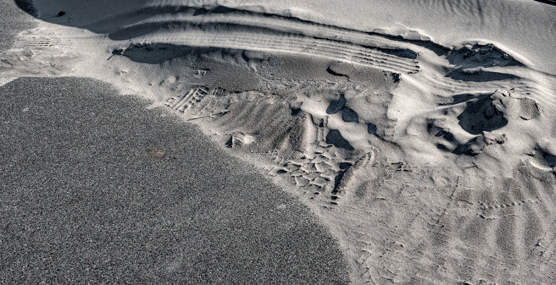 patterns and textures in the sand