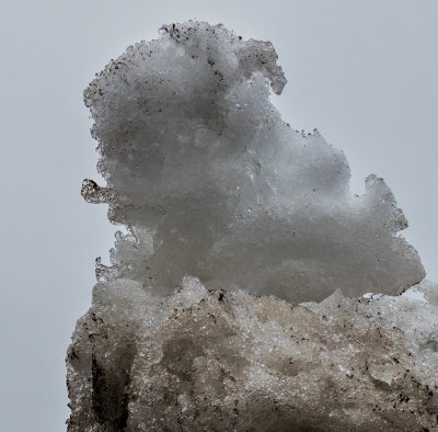 Man smoking pipe - Random snow sculptures