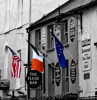 Three flags - together  (Color version below.)