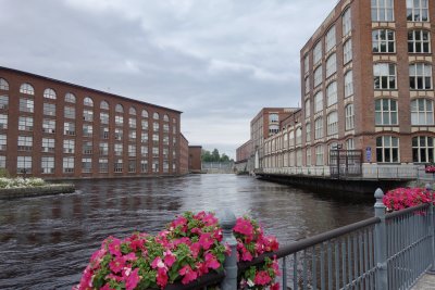 Former industrial buildings