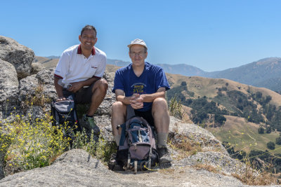 Abhijit and David at Sunol Wilderness