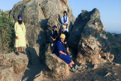 Young Sikhs on Eagle Rock