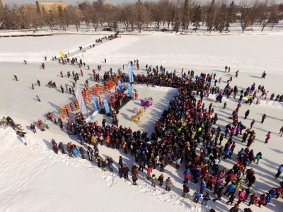 2017 - Droning the Dragon Boat Races on Ice (with TC permit)