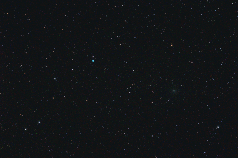 Comet 38P/Stephan-Oterma and The Eskimo Nebula 08-Nov-2018 