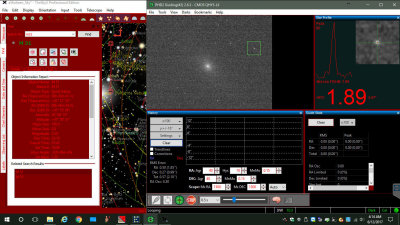 Located in the guide camera screen (PHD2) using Venus
