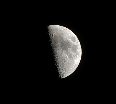 First Quarter Moon - 22-Apr-2018
