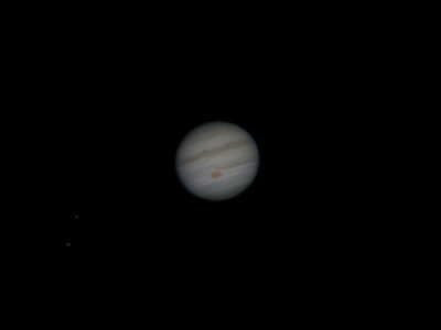 Jupiter with Great Red Spot transiting 31-May-2018, 10:09pm MST