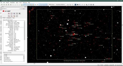 Companion sky chart for the previous image.