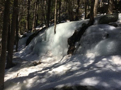 Ice on White Arrow Trail