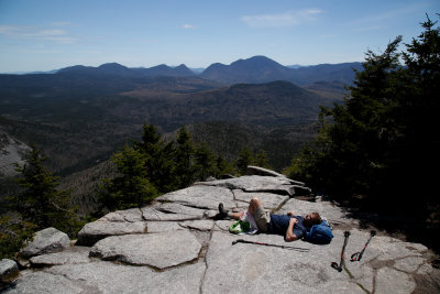Al taking a break at Zeacliff