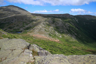 looking down into the Dry River Wilderness