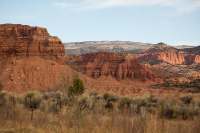 view from Capitol Reef Resort