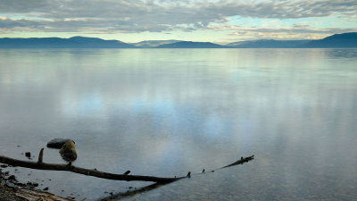 Flathead lake, early morning