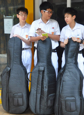 Three young Hong Kong musicians