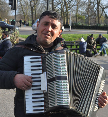 Romanian musician in England