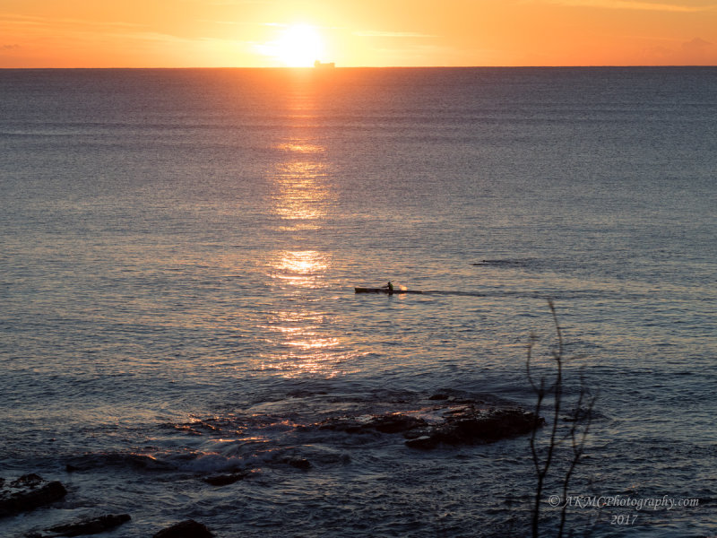 170624_070716_0037 Kayaker Off The Coast, Sunrise