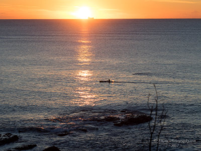 170624_070716_0037 Kayaker Off The Coast, Sunrise