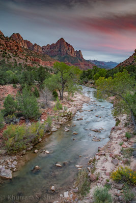 The Watchman Sunsets - Zion NP - October 2012