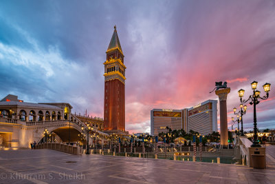 Venetian Sunsets - Las Vegas - October 2012