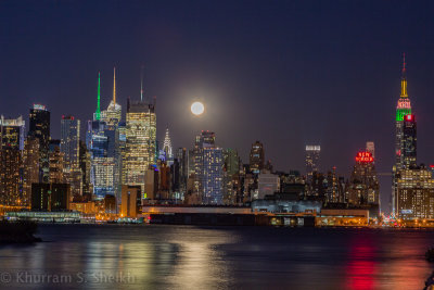 Full Moon - NJ & NYC - April 2012