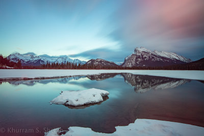 Vermillion Lakes Sunset - January 2013