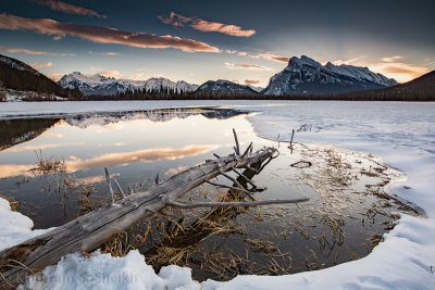 Vermillion Lakes Sunrise - February 2013