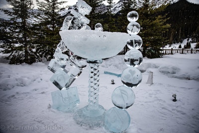 Lake Louise Ice Sculptures - February 2013