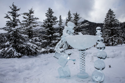 Lake Louise Ice Sculptures - January 2013