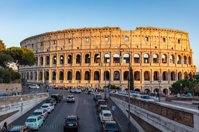 The Colosseum at Sunset, Rome - Italy 2018sseum