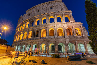 The Colosseum at Night, Rome - Italy 2018