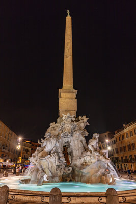 Piazza Navona at Night, Rome - Italy 2018