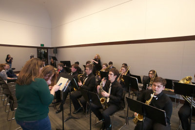 Ledyard CT High School Band at Berklee College of Music Boston