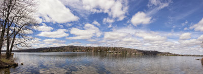 Panoramic view of Lake Mohawk