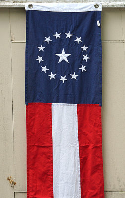 Patriotic pennant.