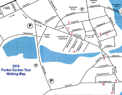 Gardens location map.