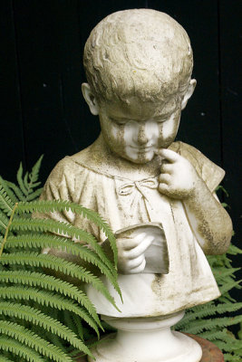 Bust of a child.