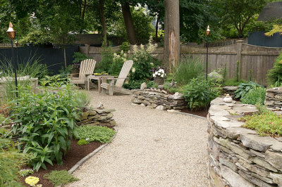 Path entrance and view.