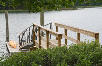 Dock looking to Lady Isle.