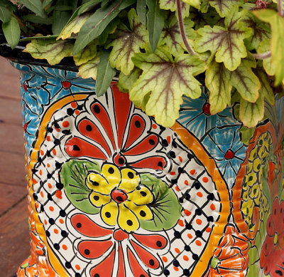 Planter, detail.