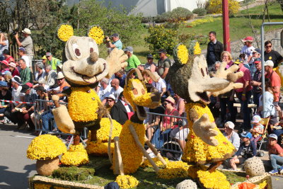 Char n22  Mickey, Minnie et Pluto s'invitent  la fte des jonquilles 