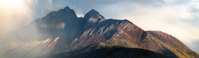 Twins Panorama & Rain