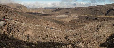 Mangatepopo Valley from above Soda Springs