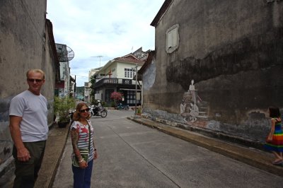 Songhkla City. Old city centre