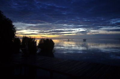 Lake House in Phattalung. Early in the morning.