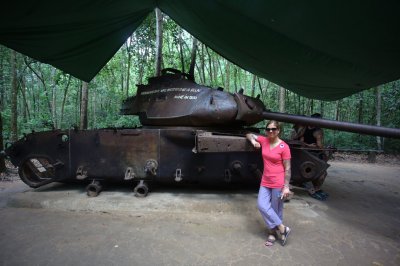 Trip to Cu Chi tunnels