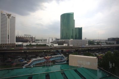 View from our hotel in Bangkok.